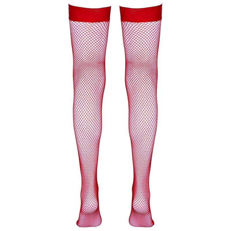 Hold-up Stockings red M